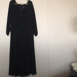Black maxi dress